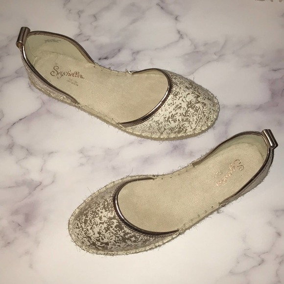 Seychelles Los Angeles gold metallic size 7 - Picture 1 of 15